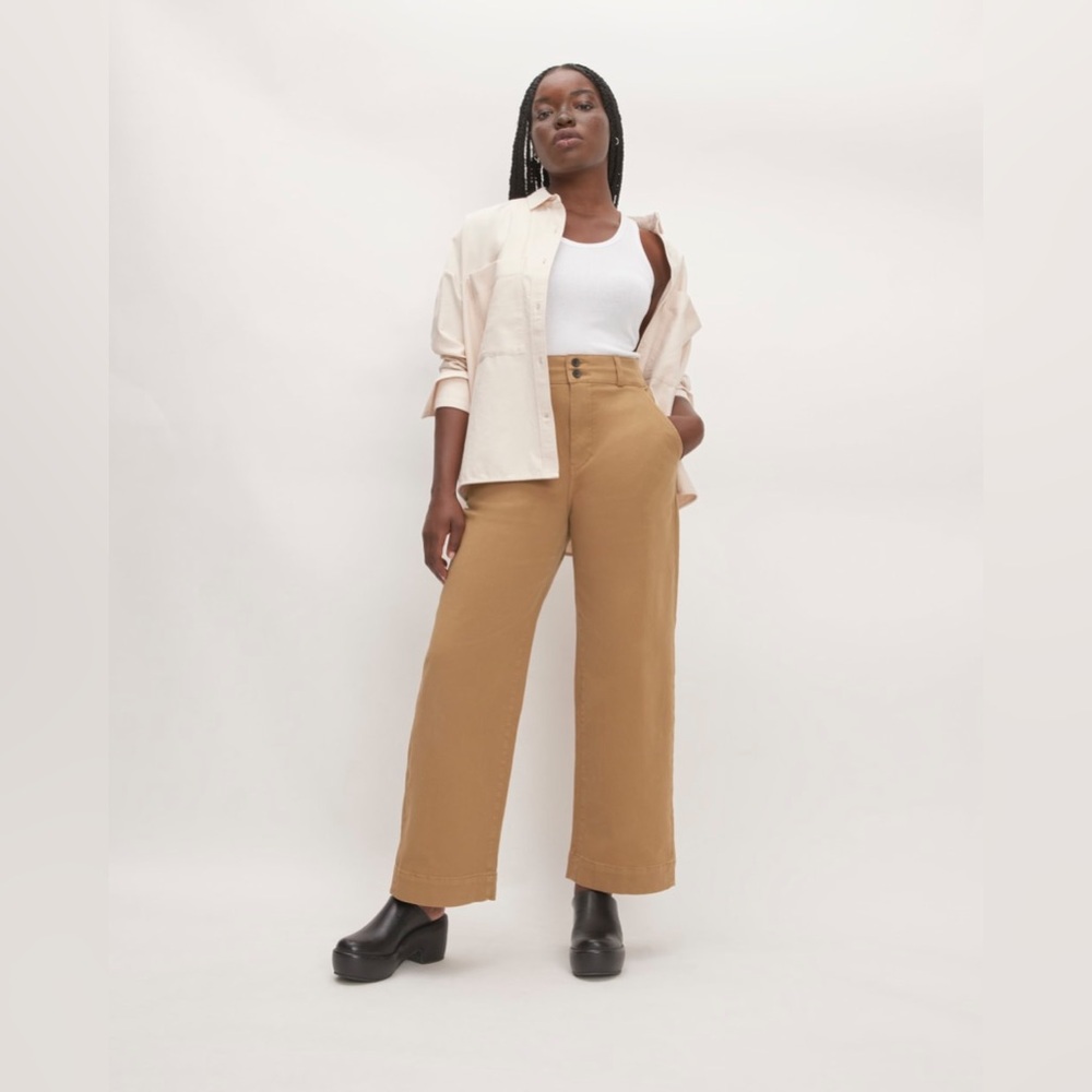 Everlane organic wide-leg pant